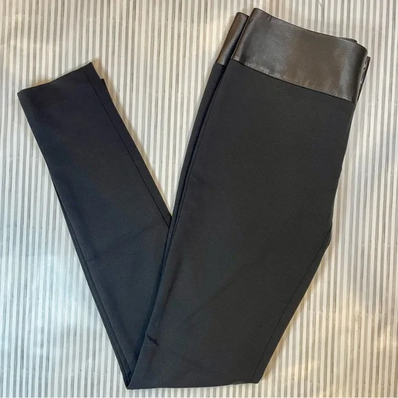 Alice + Olivia Leather Leggings - Picture 2 of 5